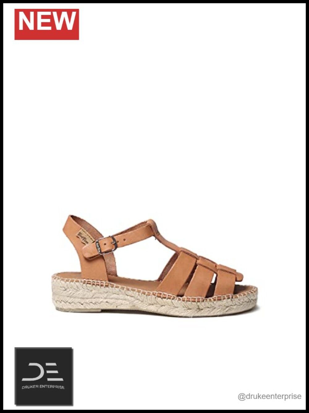 Toni Pons Emma Leather Espadrille Wedge Sandals Women's Braided Heel Ankle Strap